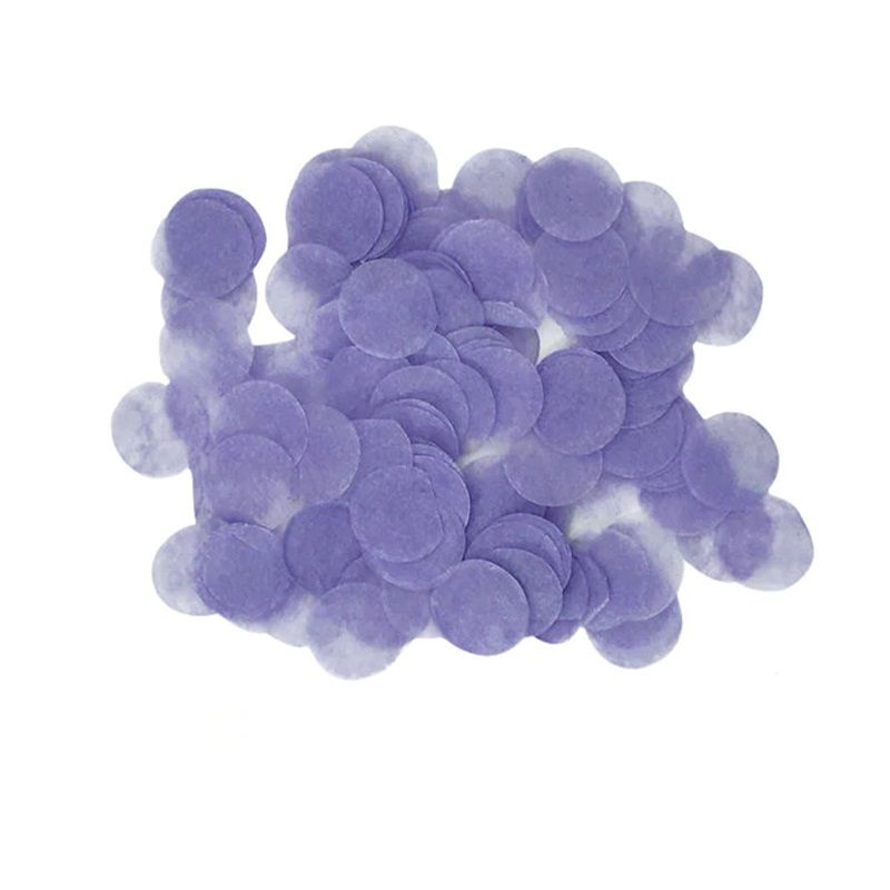 2.5cm Paper Confetti Dots Lavender (15g)