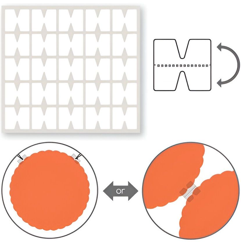 Adhesive Butterfly Tab (100pcs)