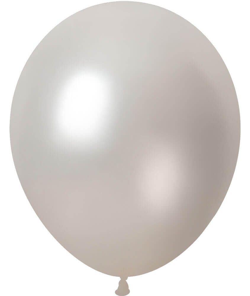 12" Pearl Silver (50pcs) Celetex Balloons