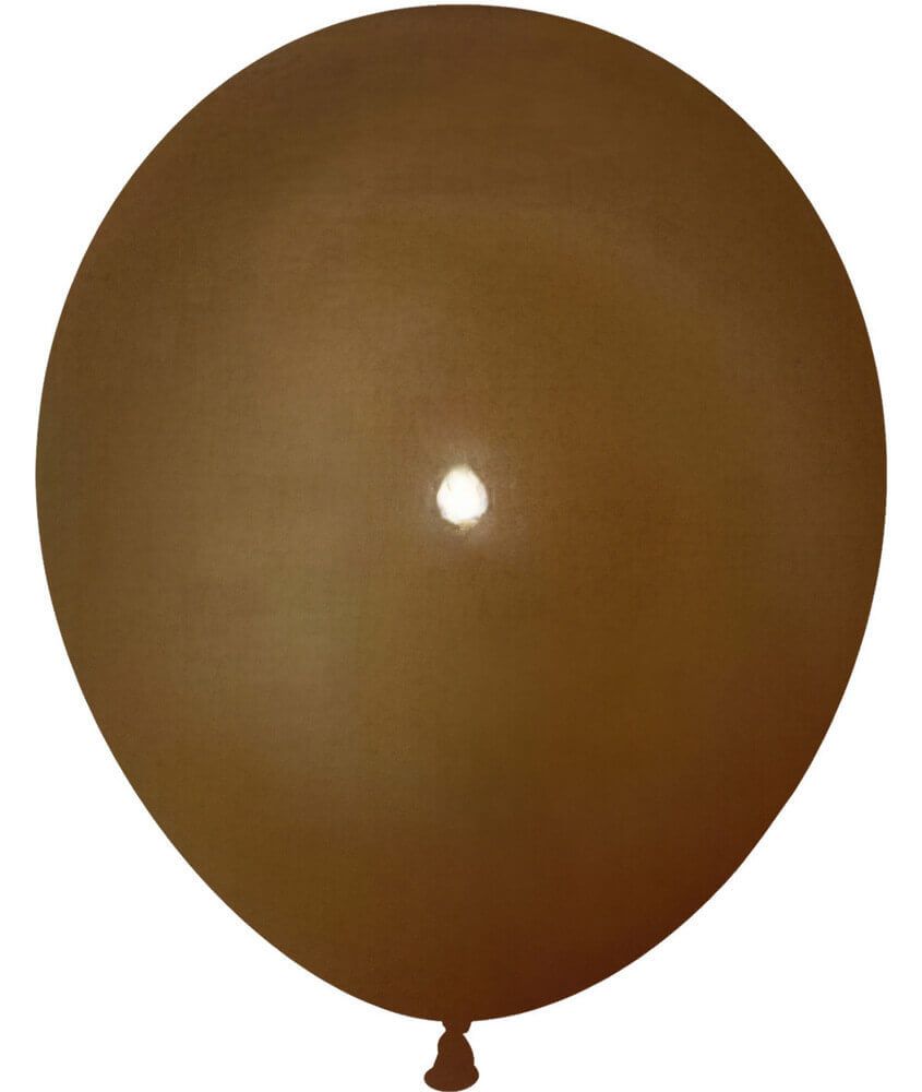 12" Retro Chocolate (50pcs) Celetex Balloons