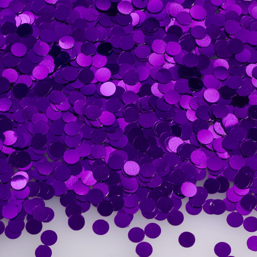 0.5cm Foil Confetti Dots Purple (110g)
