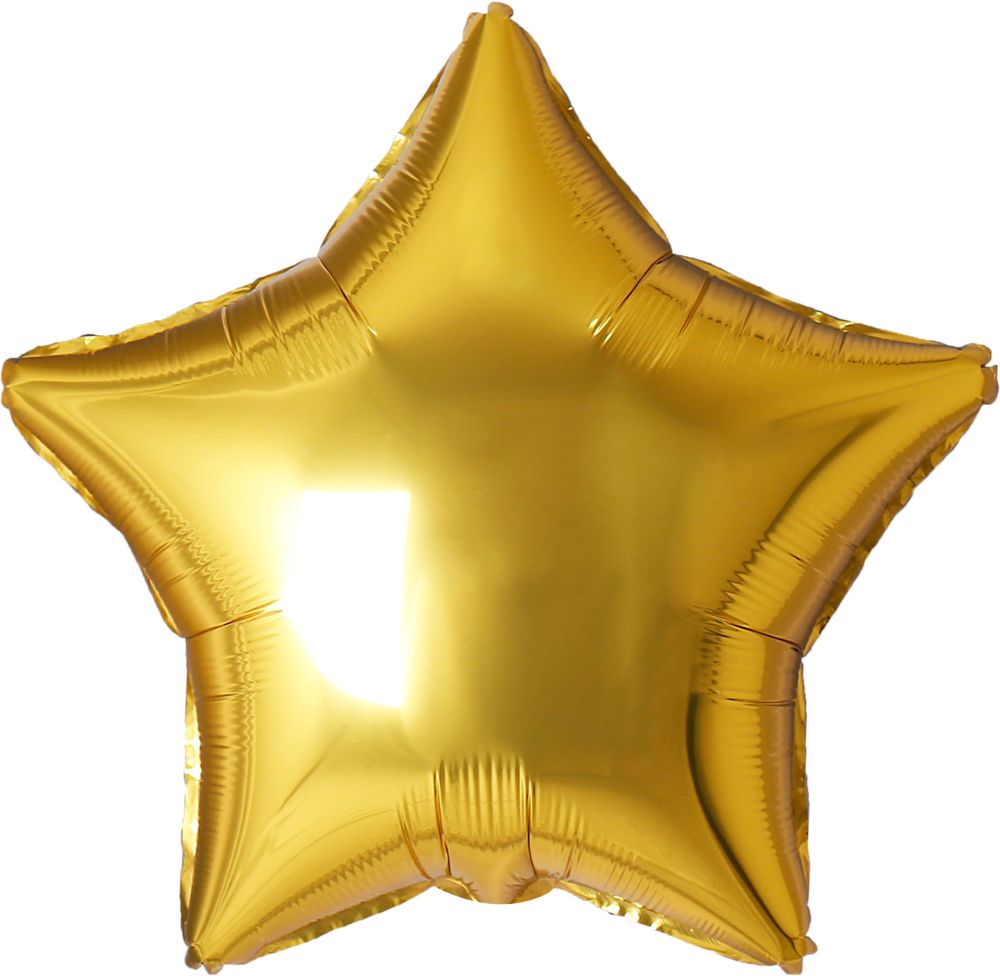 68" Gold Star Balloon