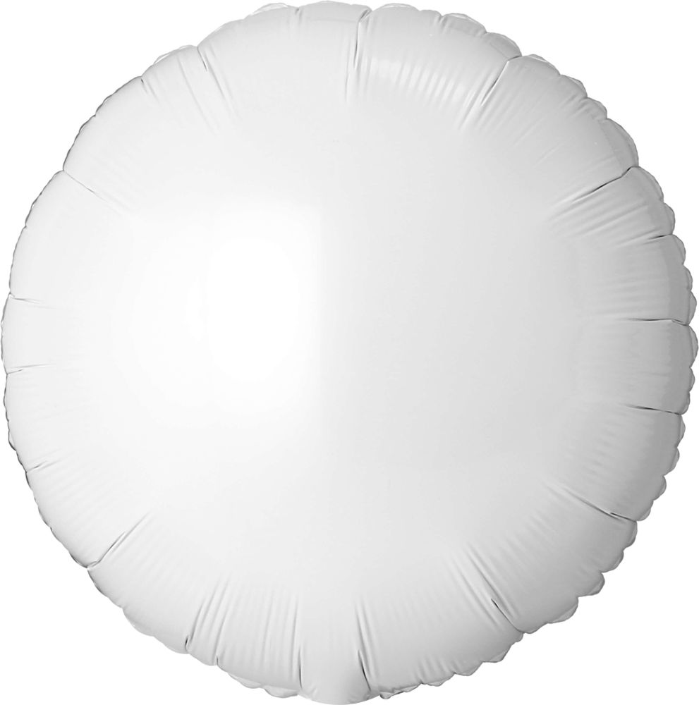 68" White Circle Balloon