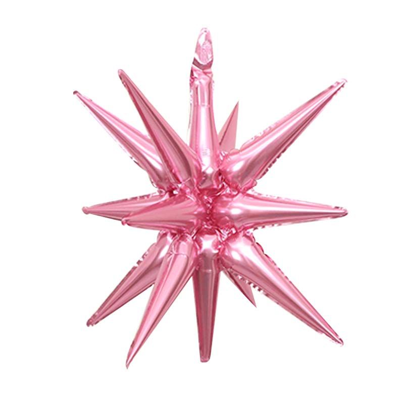Magic Starburst 22" Light Pink Balloon