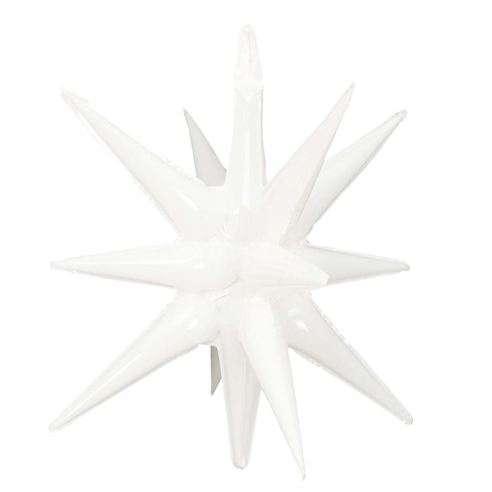 Magic Starburst 22" White Balloon