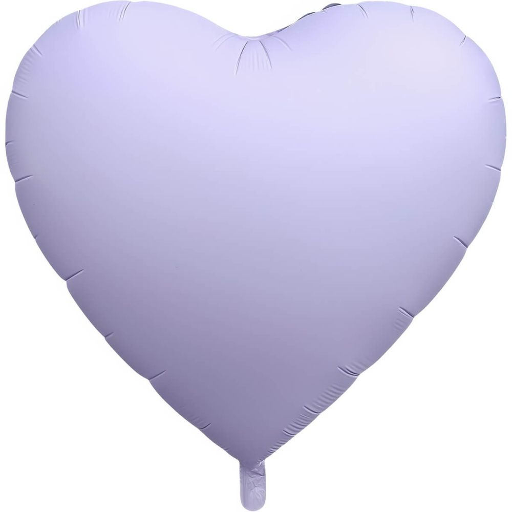 30" Matte Lilac Heart Balloon