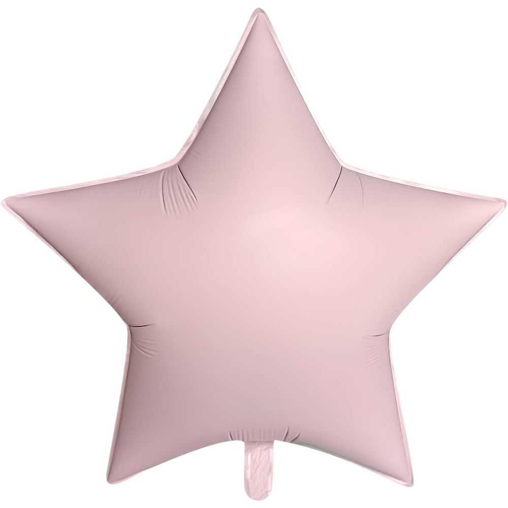 30" Matte Pink Star Balloon