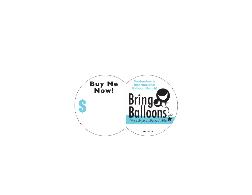 Bring Balloons Stickers (100pcs)