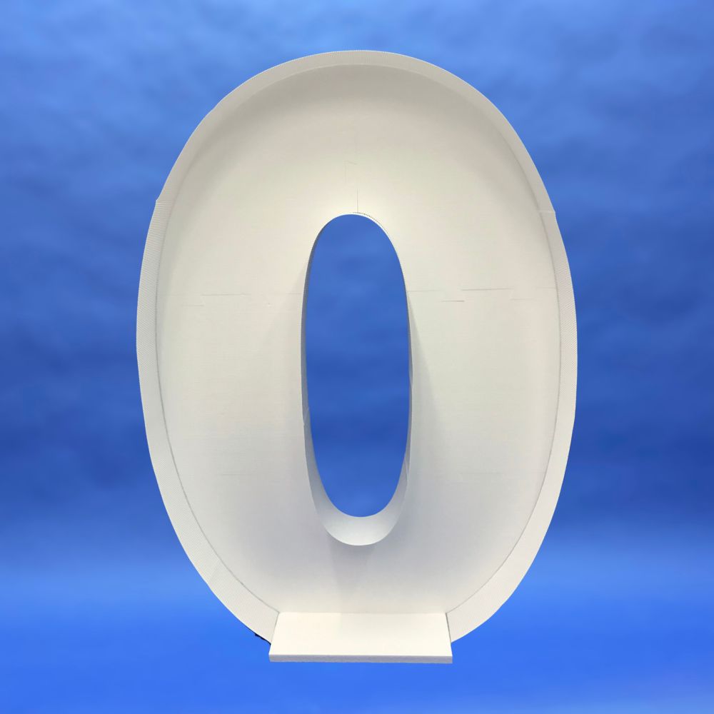 47" Balloon Mosaic Frame Number 0