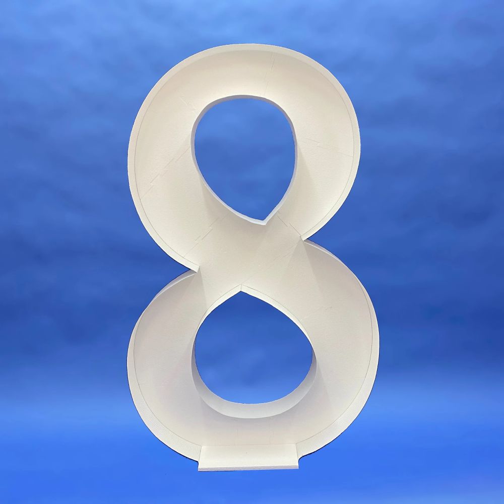 59" Balloon Mosaic Frame Number 8