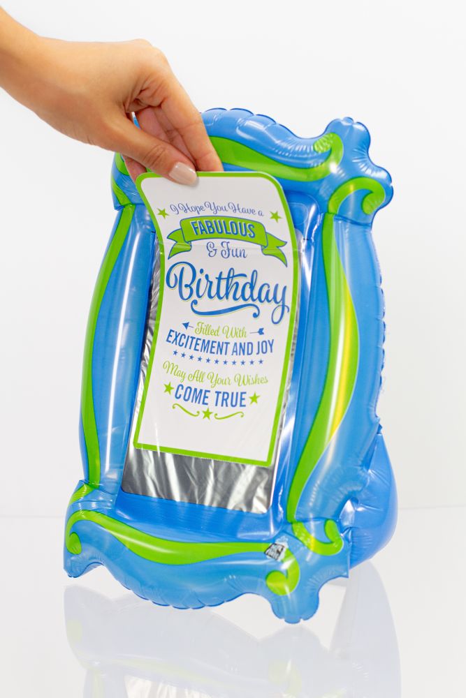 Gift-N-Flate Blue Green Marquee Balloon