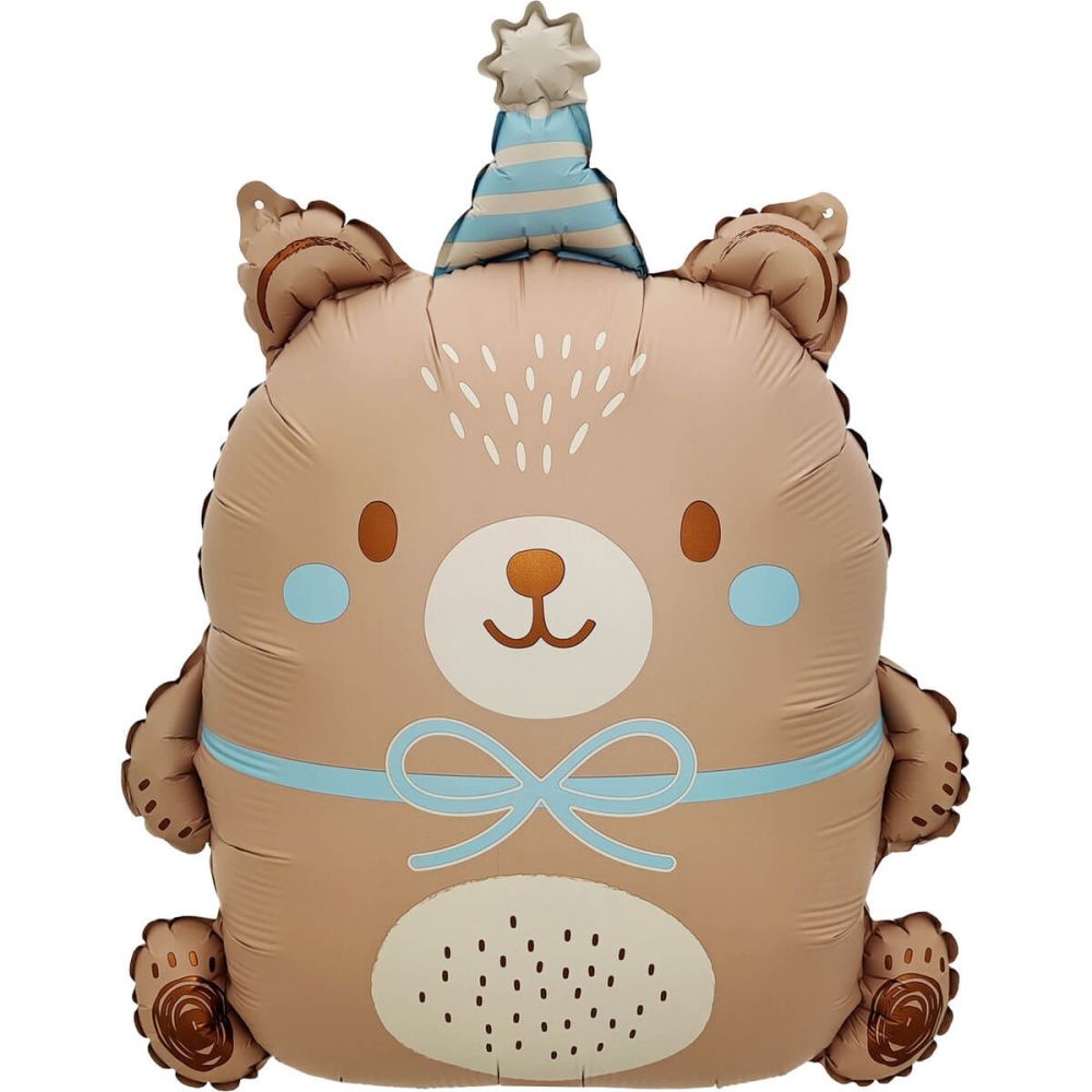 26" Party Hampster Blue Balloon