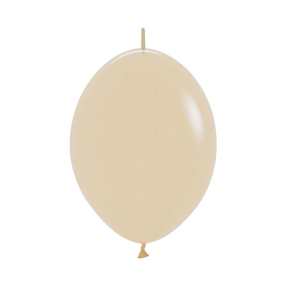 06" Fashion White Sand Link-O-Loons (50pcs) Sempertex Balloons