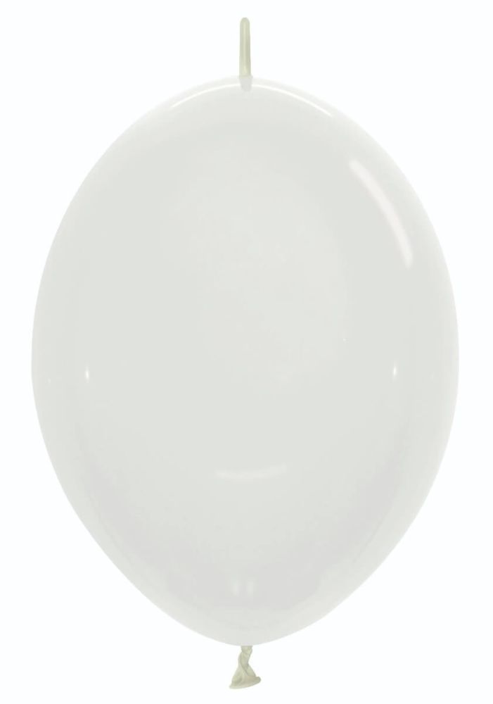 12" Crystal Clear Link-O-Loons (25pcs) Sempertex Balloons