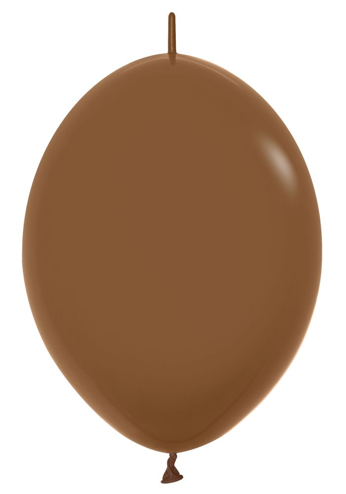 12" Fashion Coffee Link-O-Loons (25pcs) Sempertex Balloons
