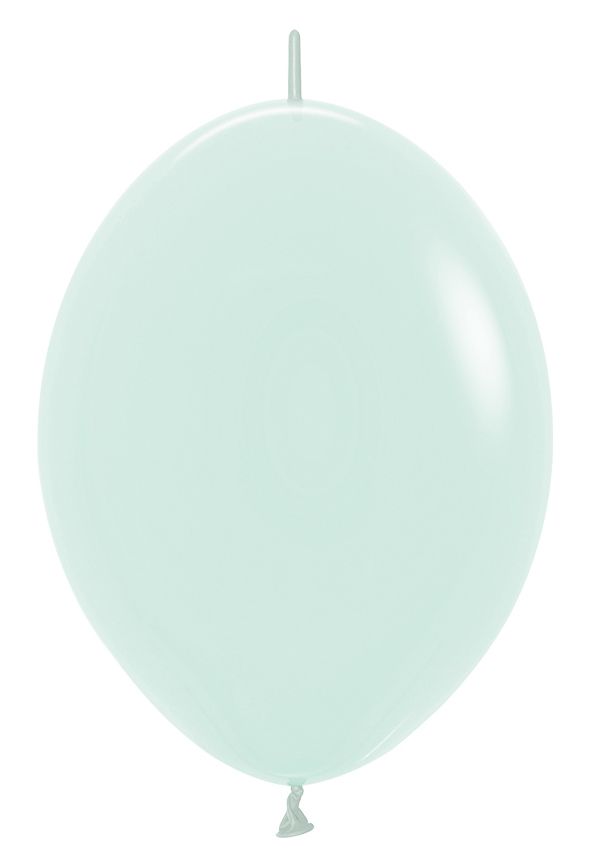 12" Pastel Matte Green Link-O-Loons (25pcs) Sempertex Balloons