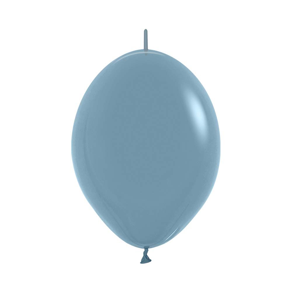 06" Pastel Dusk Blue Link-O-Loons (50pcs) Sempertex Balloons