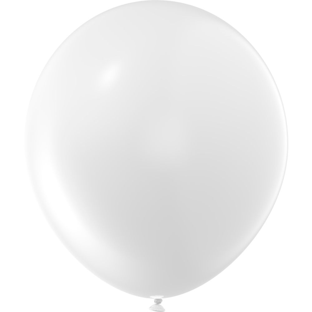 12" Essential White (50pcs) Luma Balloons
