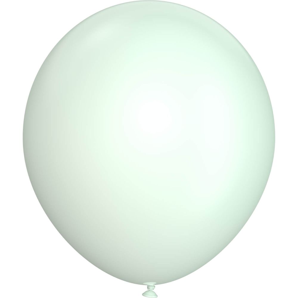 12" Macaron Mint (50pcs) Luma Balloons