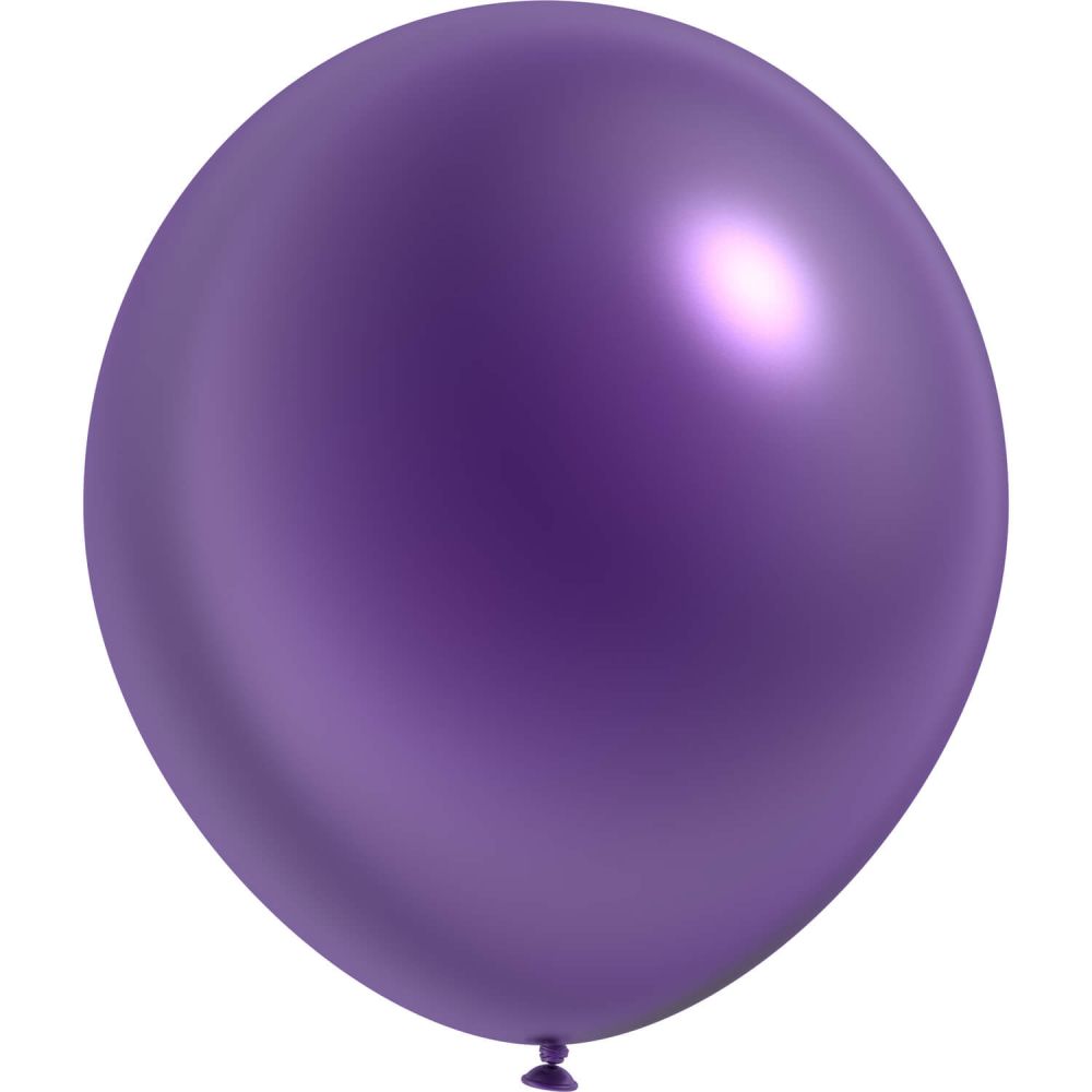 12" Metallic Purple (50pcs) Luma Balloons