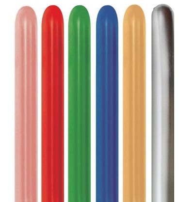 260 Metallic Assortment (50pcs) Sempertex Balloons
