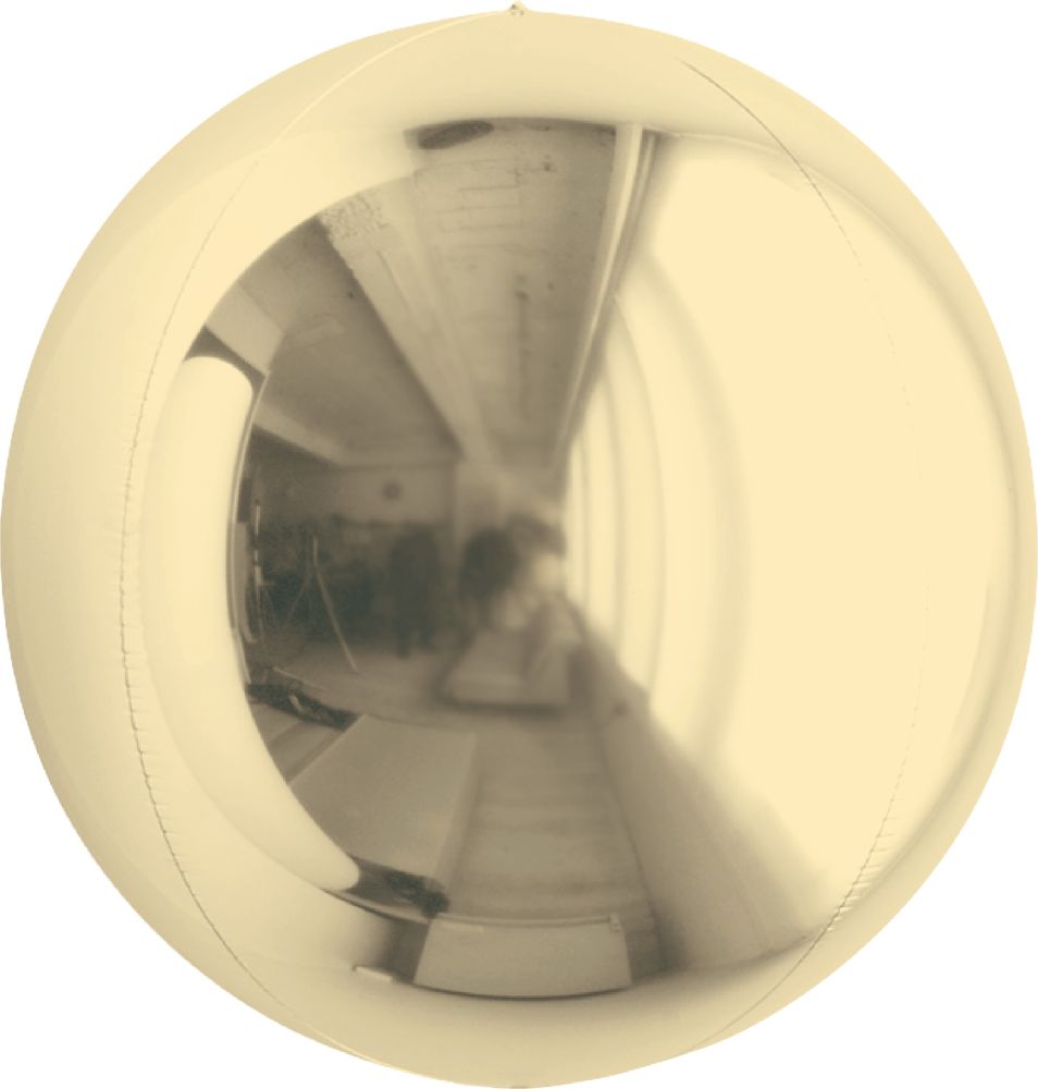 Orbs 10" White Gold Balloon