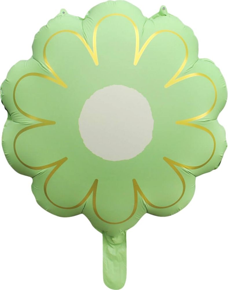 20" Matte Green Flower Balloon