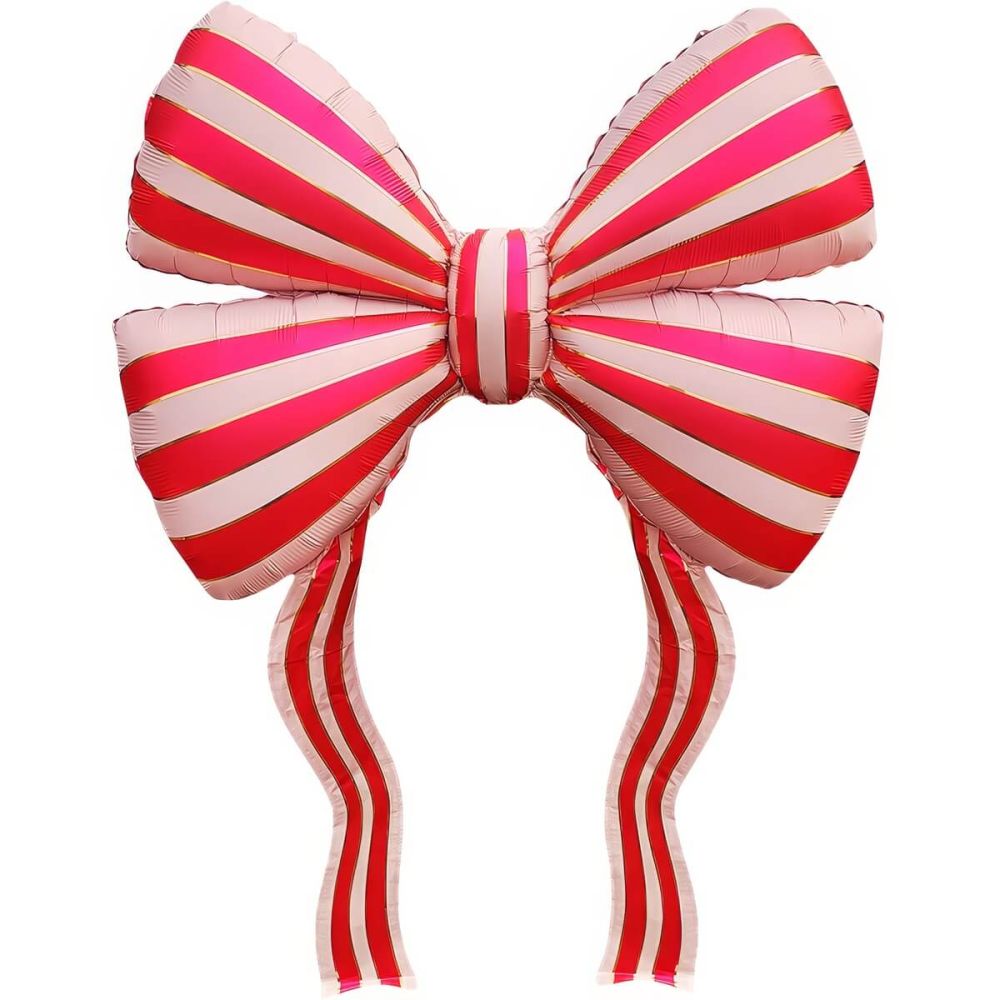 42" Red Ribbon Bow Balloon