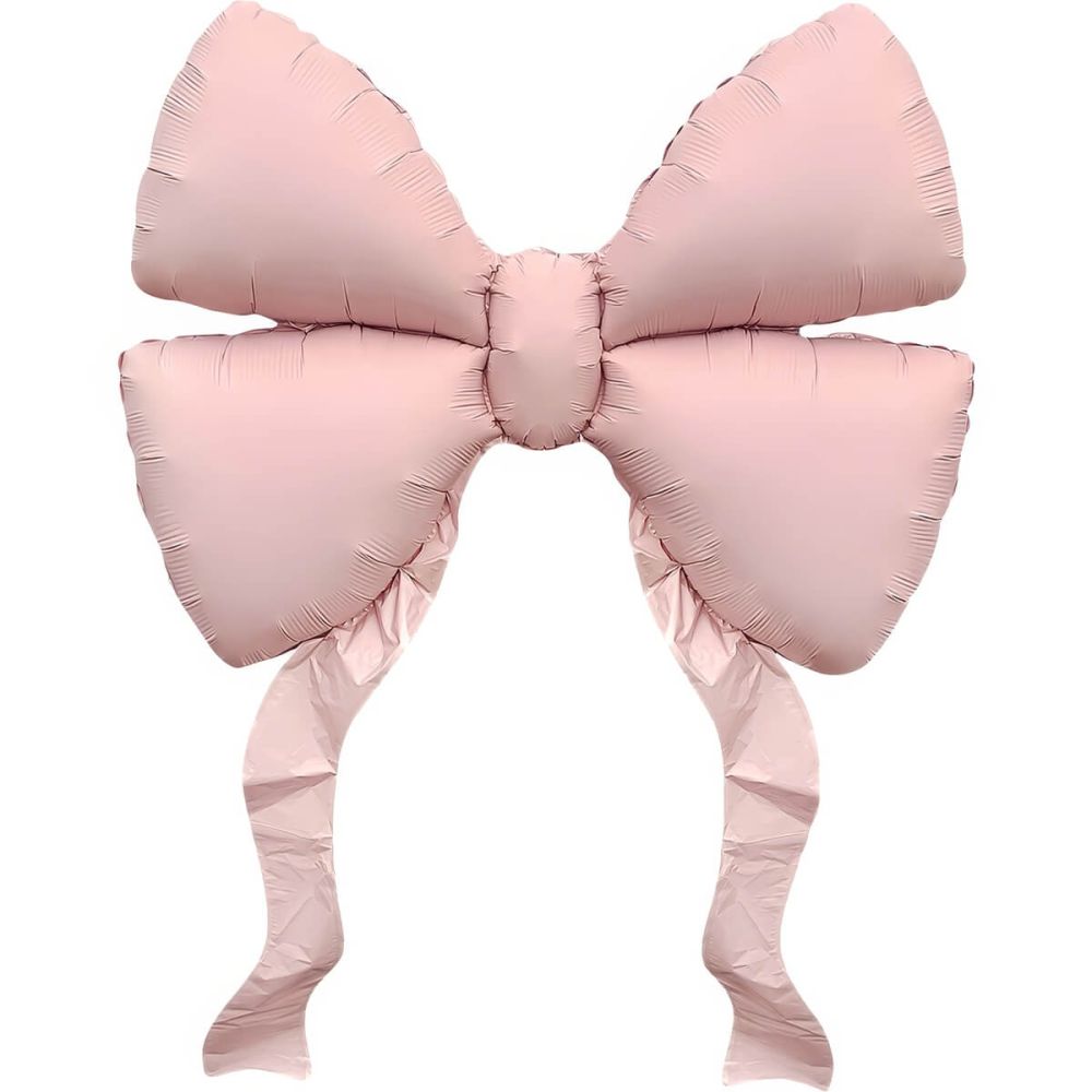 43" Pink Ribbon Bow Balloon