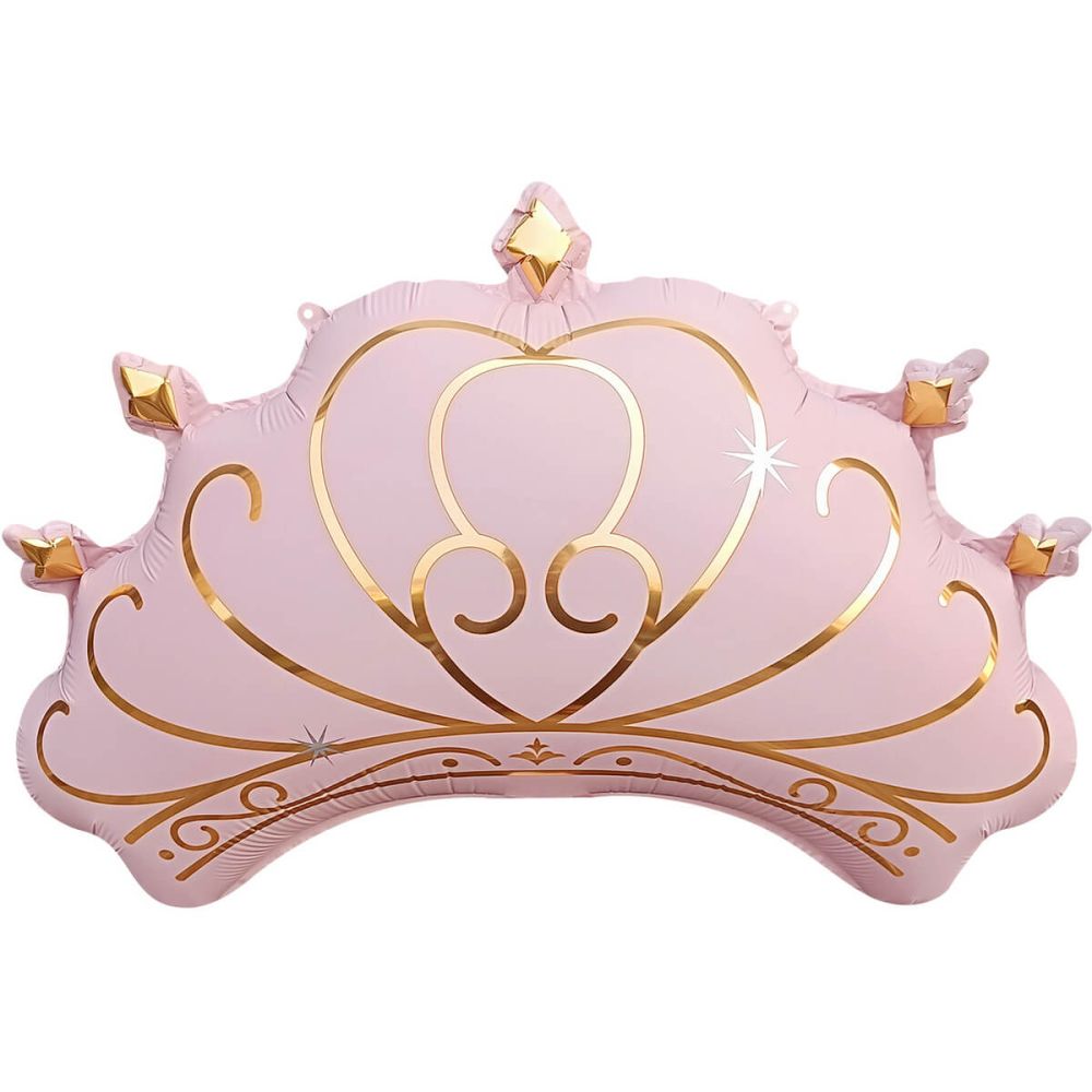 25" Pink Princess Tiara Balloon