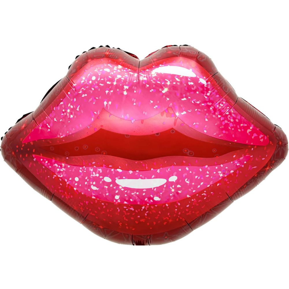 27" Glossy Lips Balloon