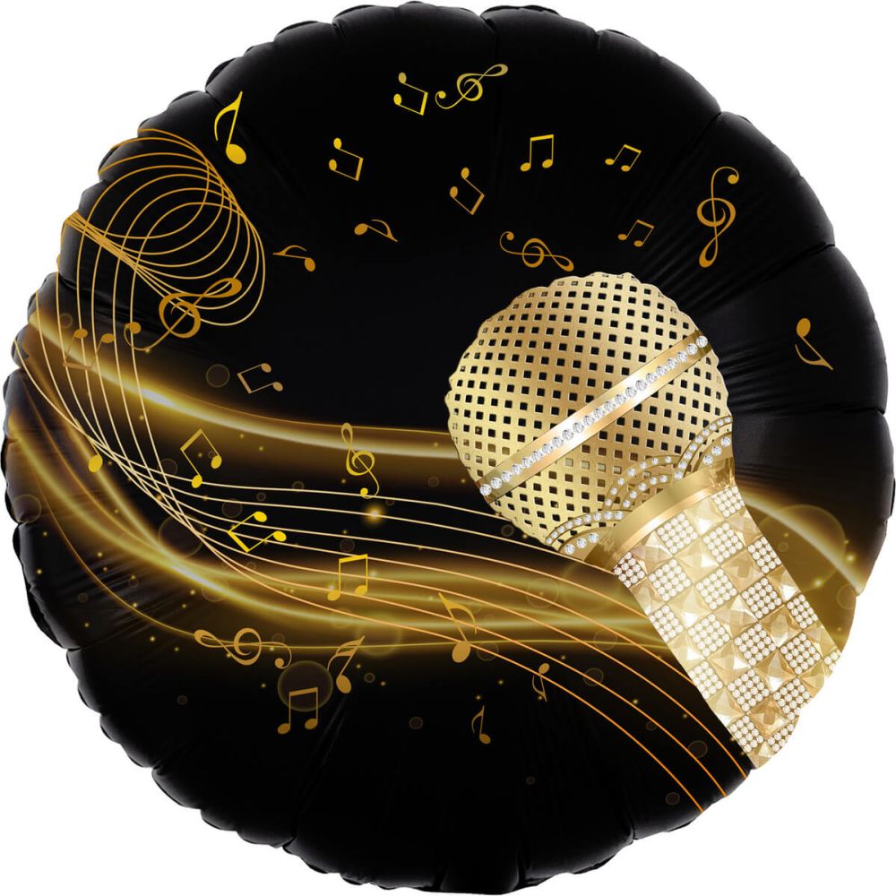18" Microphone Musical Performance Balloon