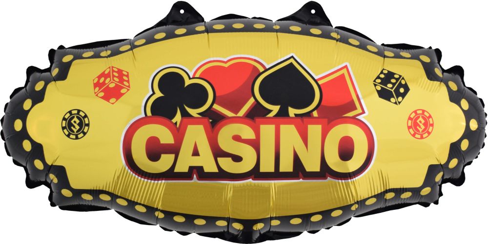 24" Casino Night Marquee Balloon