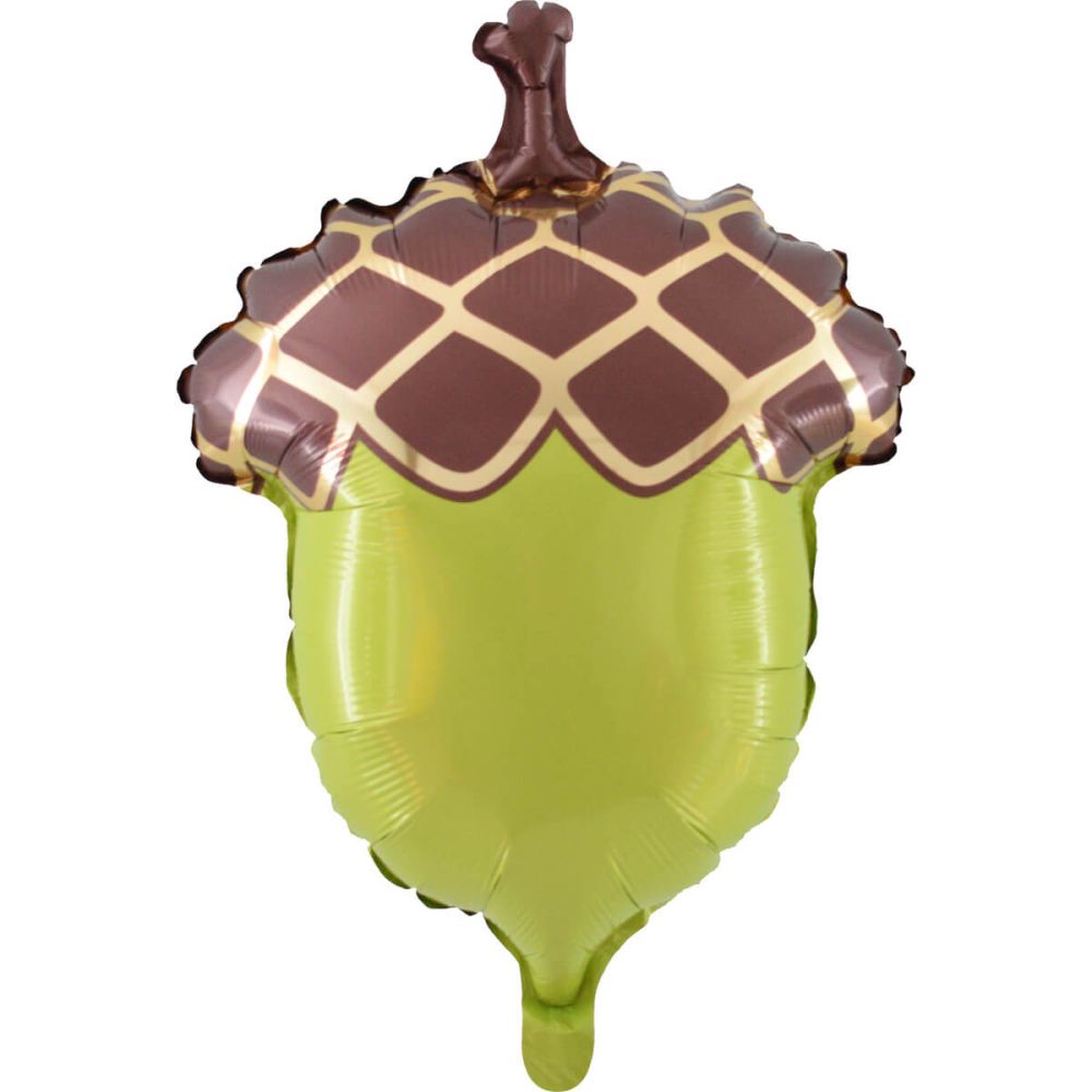 18" Green Acorn Balloon