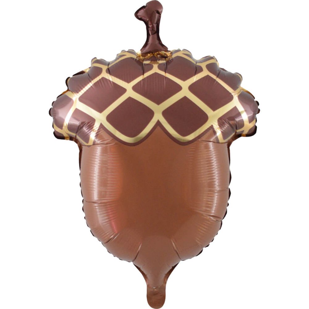 18" Brown Acorn Balloon
