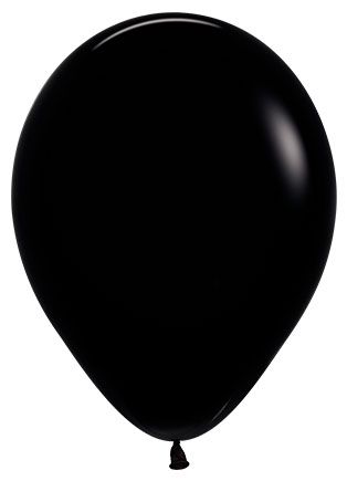11" Fashion Black (50pcs) Sempertex Balloons