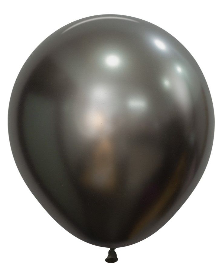 18" Silk Midnight Grey (25pcs) Sempertex Balloons