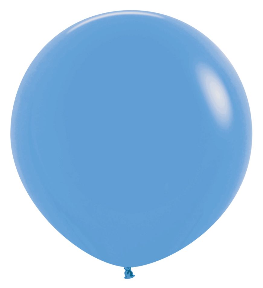 24" Neon Blue (10pcs) Sempertex Balloons