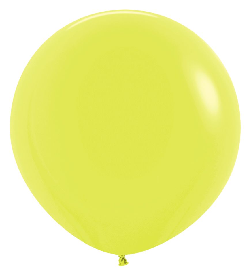 24" Neon Yellow (10pcs) Sempertex Balloons