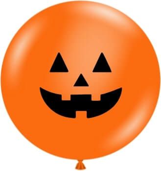 17" Jack O'Lantern Orange (25pcs) Balloons