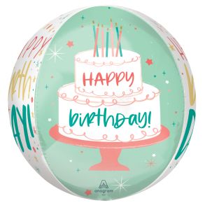 Orbz Happy Cake Day Balloon