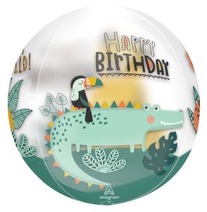 Orbz Get Wild Birthday Balloon