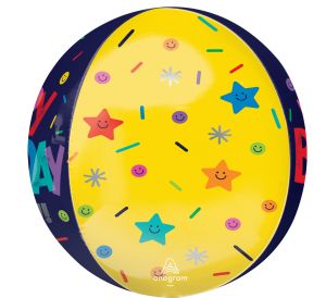 Orbz Bold Birthday Balloon
