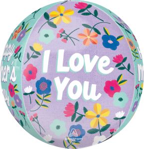 Orbz Happy Mothers Day Threaded Love Balloon