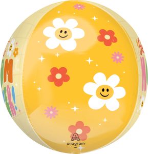 Orbz Retro Charm Best Mom Ever! Balloon