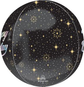 Orbz Sparkling Birthday Balloon