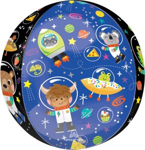 Orbz Cosmic Friends Birthday Balloon