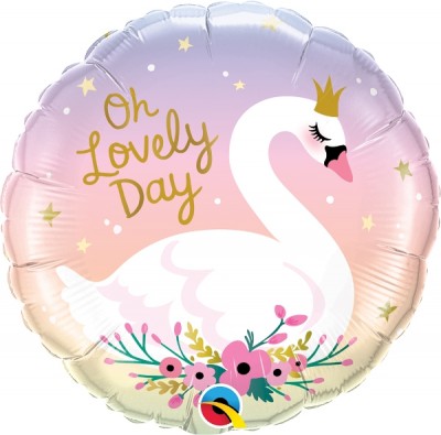 18" Oh Lovely Day Swan