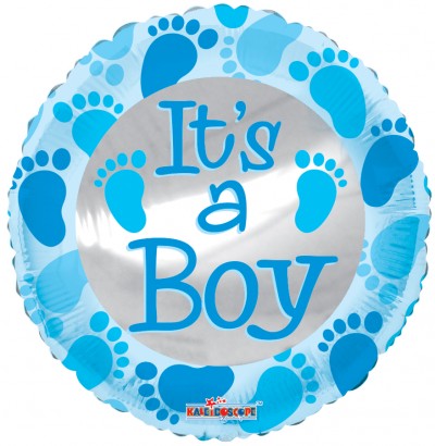 9" SV BABY BLUE FOOT PRINTS