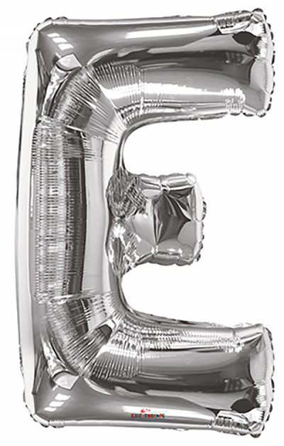  34" SP: Silver Shape Letter E